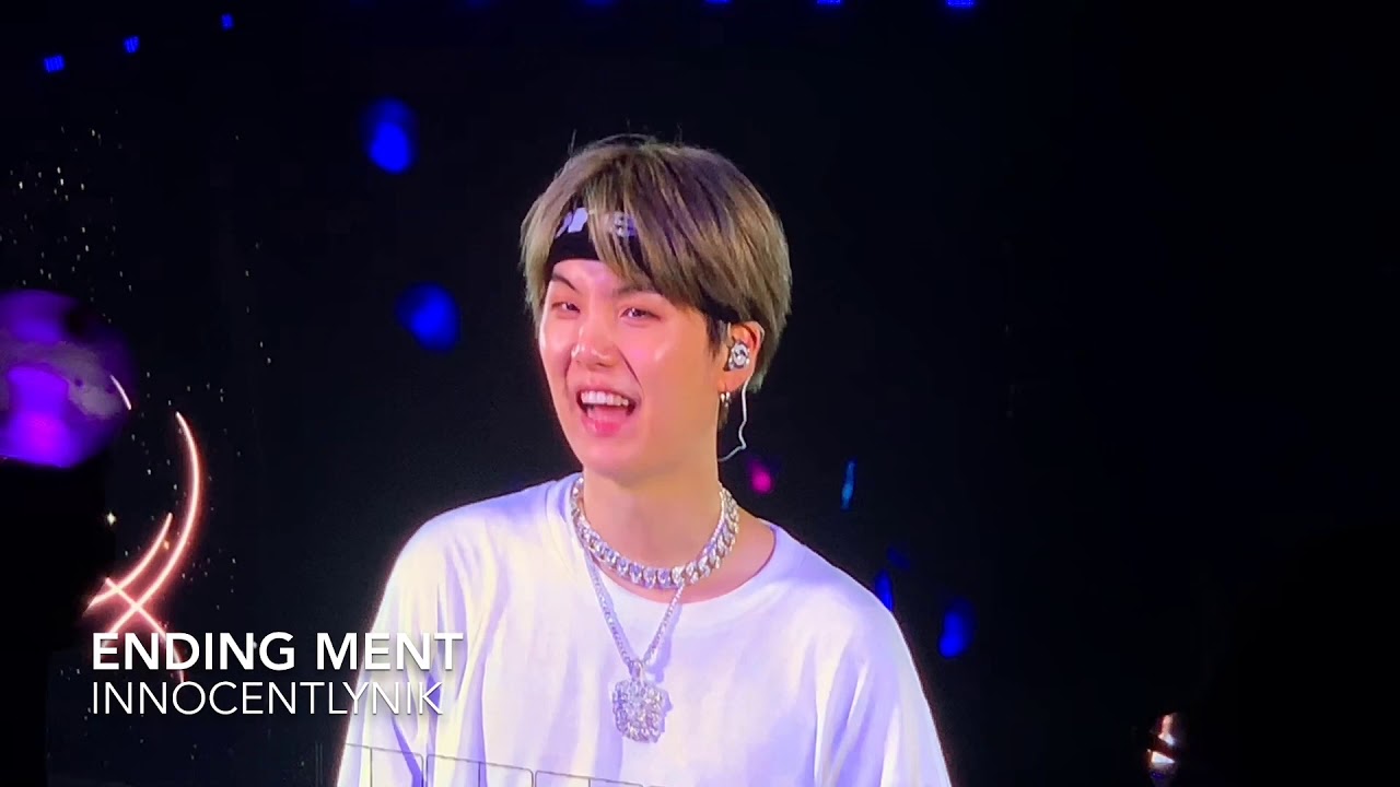 190519 - BTS 방탄소년단 - Speak Yourself Tour - Metlife Day 2 (Ending Ment)