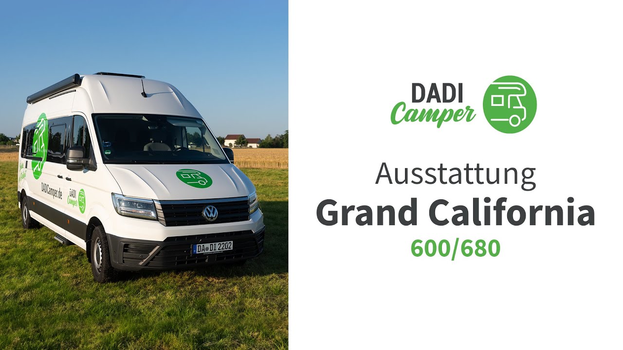 Grand California 600/680 - Ausstattung - DADI Camper mieten