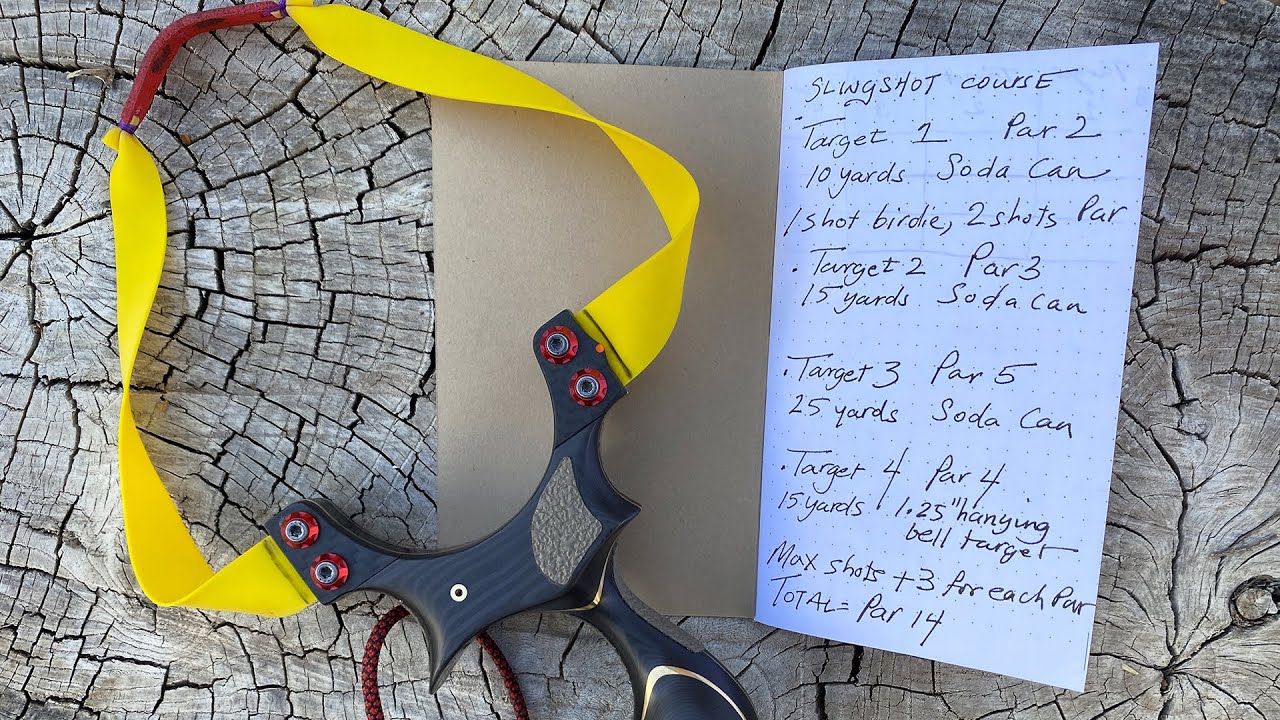 Slingshot Golf Course Idea - Walk through #slingshot #catapults #fun
