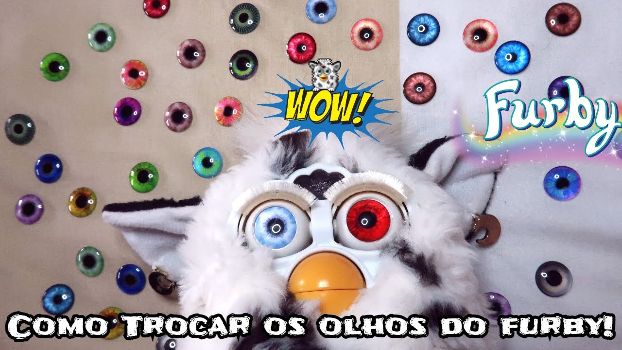 Como Remover ou Trocar Olhos de Furby 1998 👀 TUTORIAL PASSO A PASSO