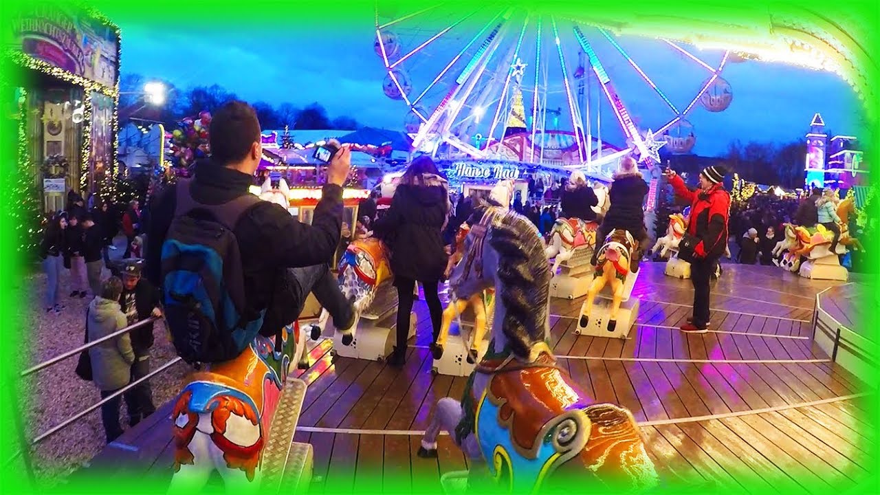Alt Wiener Pferdekarussell (Schäfer) - Onride POV - Cranger Weihnachtszauber 2018 | Karussell