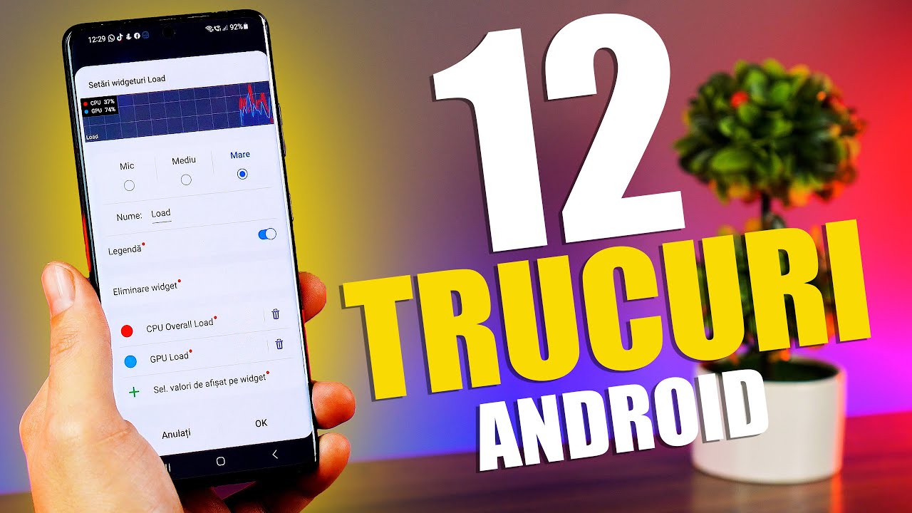 12 TRUCURI NOI pentru ANDROID - Nu știai că le poți face pe un telefon!
