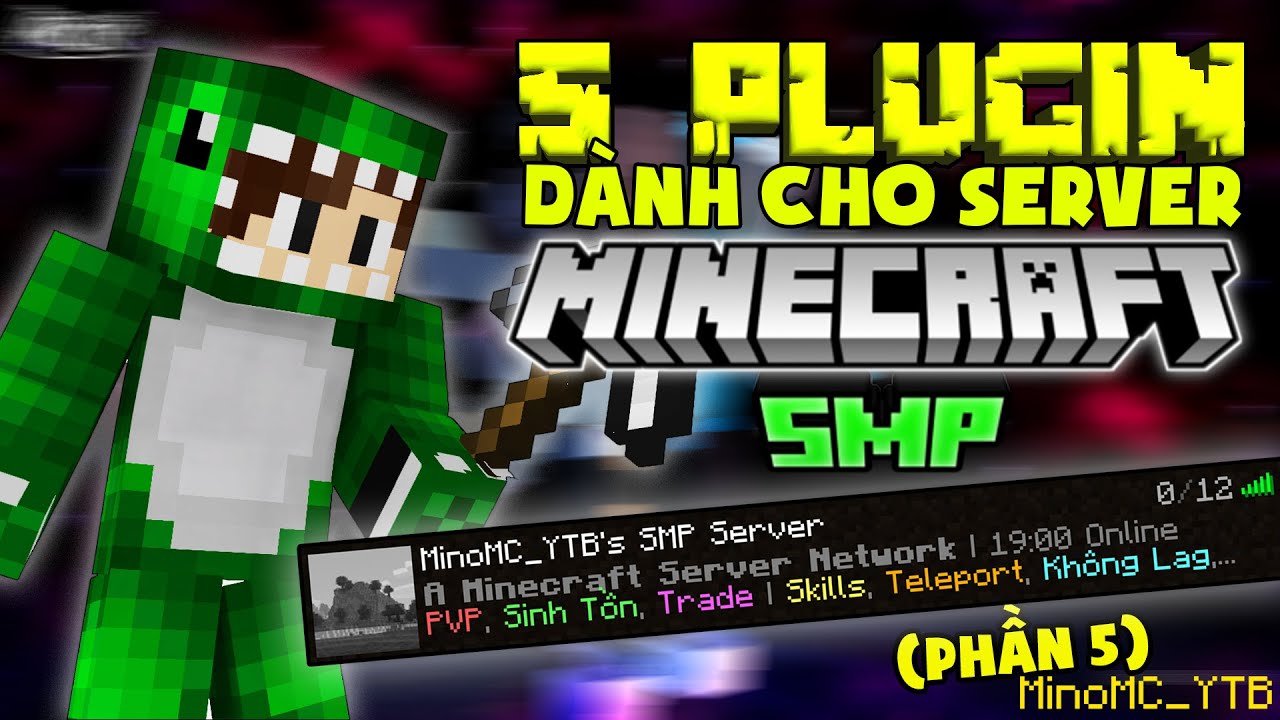 5 Plugin Thích Hợp Dành Cho Server Minecraft (Phần 5) - Chèn Ảnh Trong Map, Cosmetics | MinoMC_YTB
