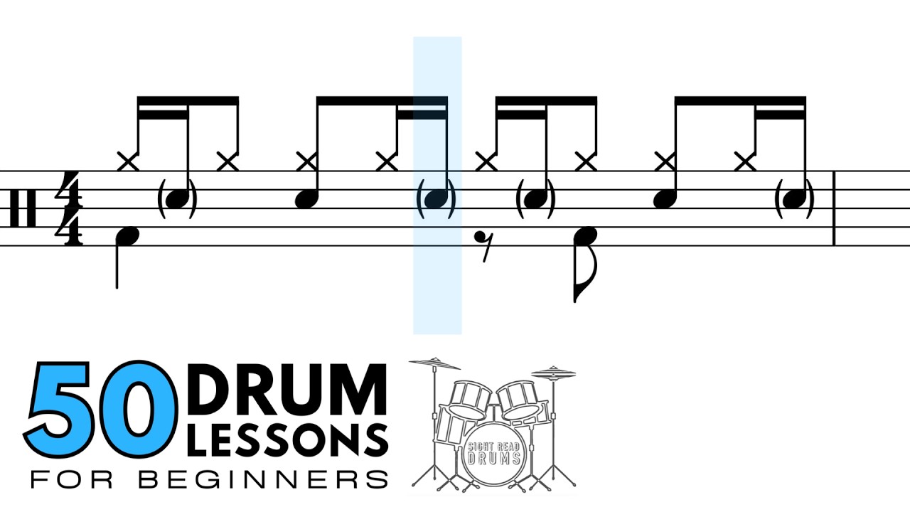 Lesson 42: Ghost Notes | 50 Drum Lessons For Beginners: Learn To Read & Play