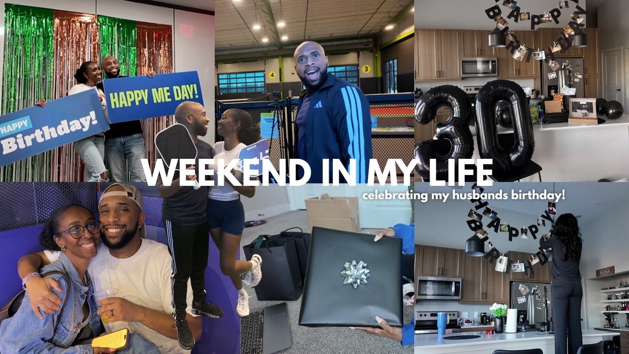WEEKEND IN MY LIFE VLOG  | Celebrate My Husband’s Bday, Birthday Surprise, Decor Set Up + more!