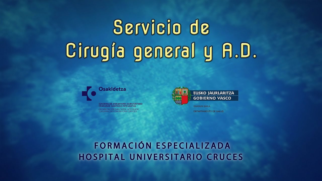 SERVICIO CIRUGÍA GENERAL Y APARATO DIGESTIVO HOSPITAL UNIVERSITARIO CRUCES (OSI EEC)
