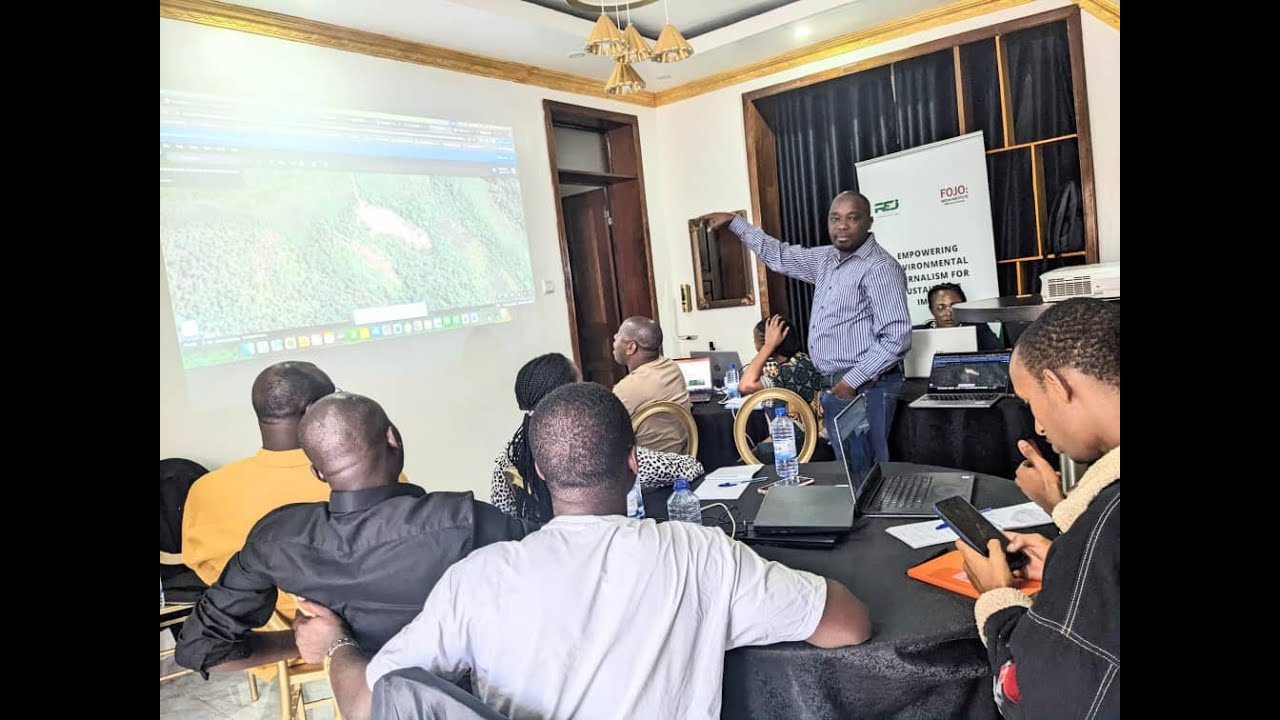 Rwandan #Environmental Journalists trained on Fact-Checking and Geolocation - Organized by REJ