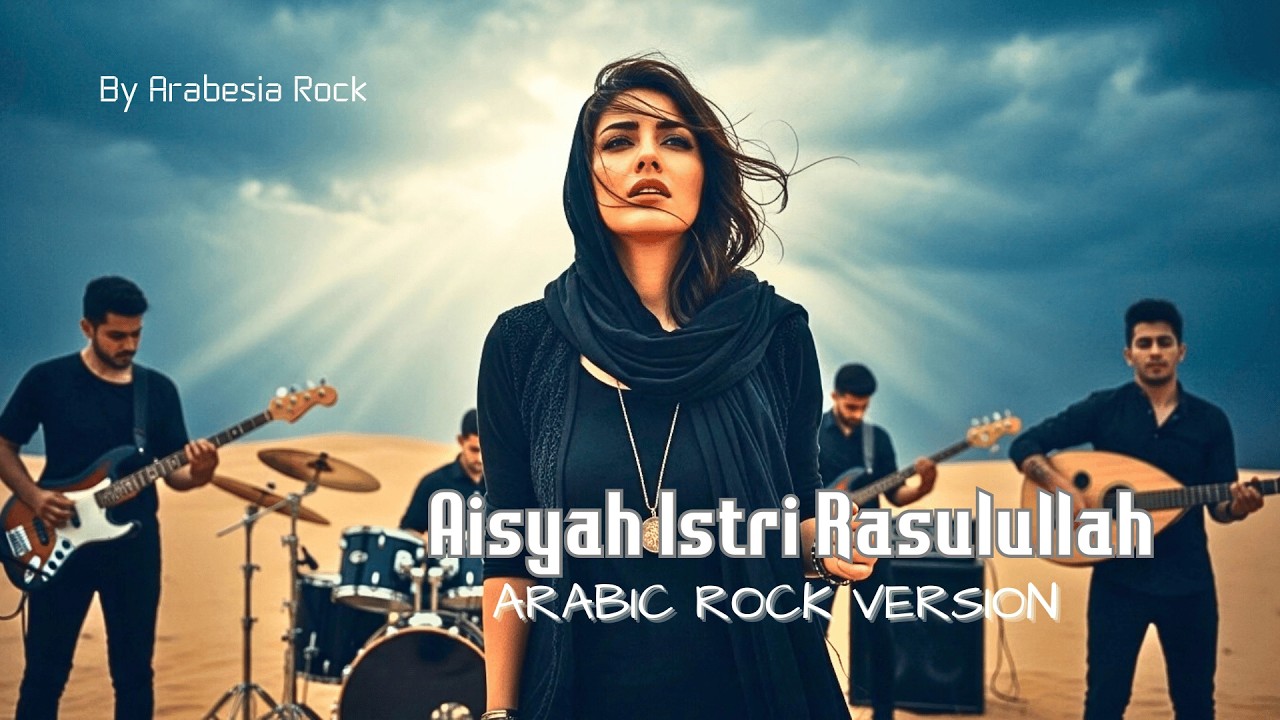 Aisyah Istri Rasulullah Arabic Rock Cover | Arabic lyrics & Spiritual Rock Version