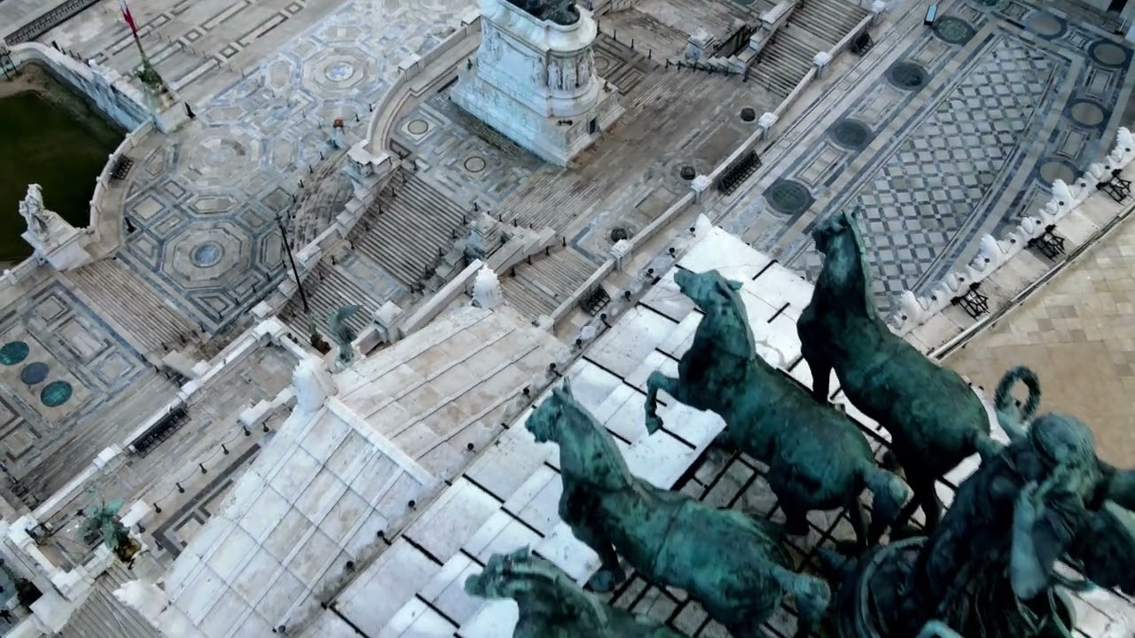 IL VITTORIANO VISTO DAL DRONE, FOOTAGE 4K