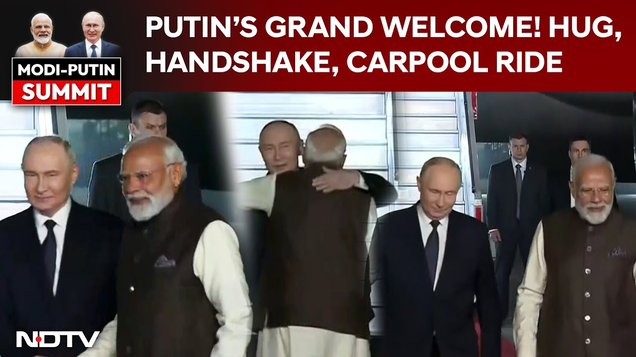 PM Modi's Warm Welcome For Putin: Hug, Handshake, Carpool Ride