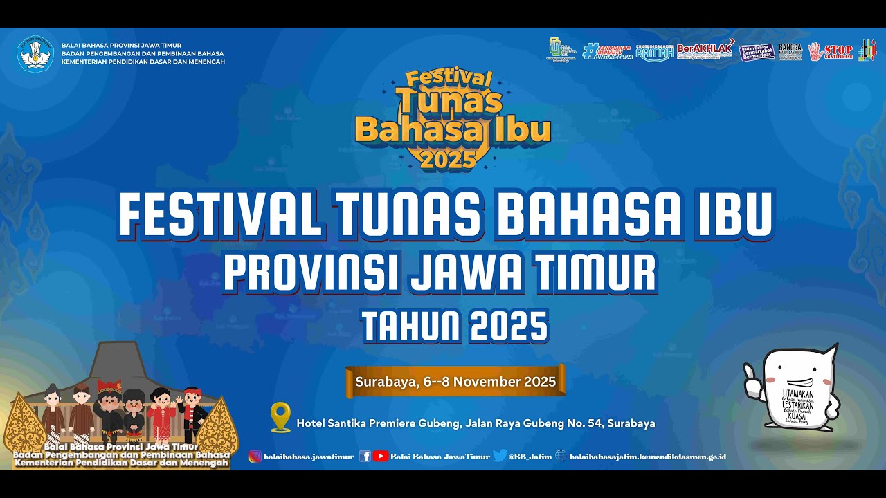 Selebrasi Festival Tunas Bahasa Ibu Provinsi Jawa Timur Tahun 2025