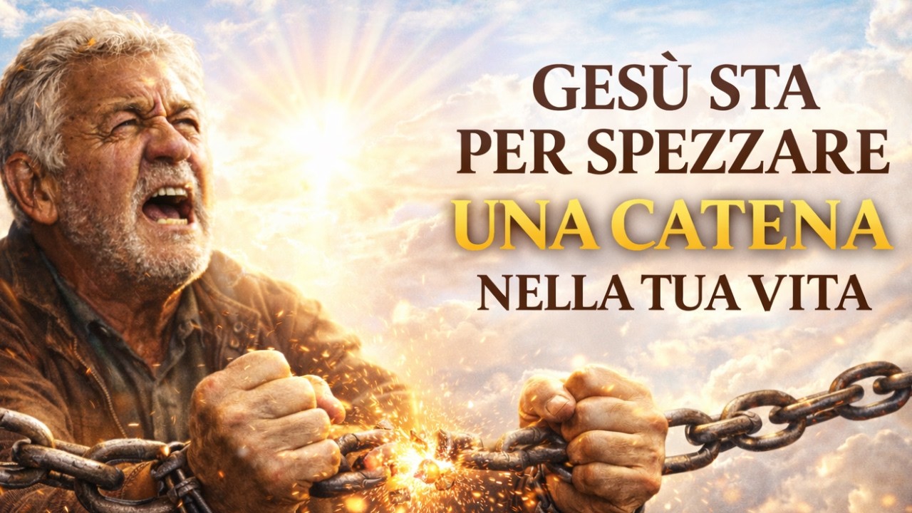 GESÙ sta per spezzare una catena nella tua vita .