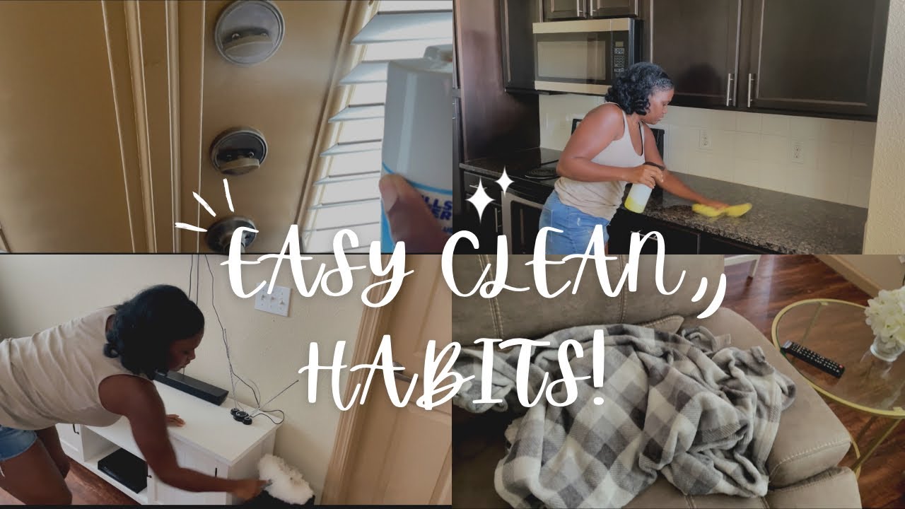 Clean Habits That Make Keeping a Tidy Home WAY Easier! | Clean with me 