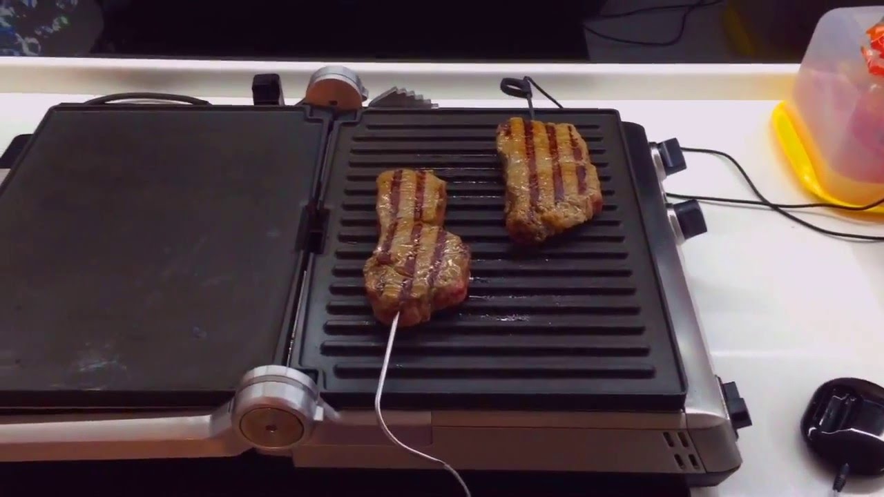 Стейк готовим дома на Bork Grill G802 + Термощуп