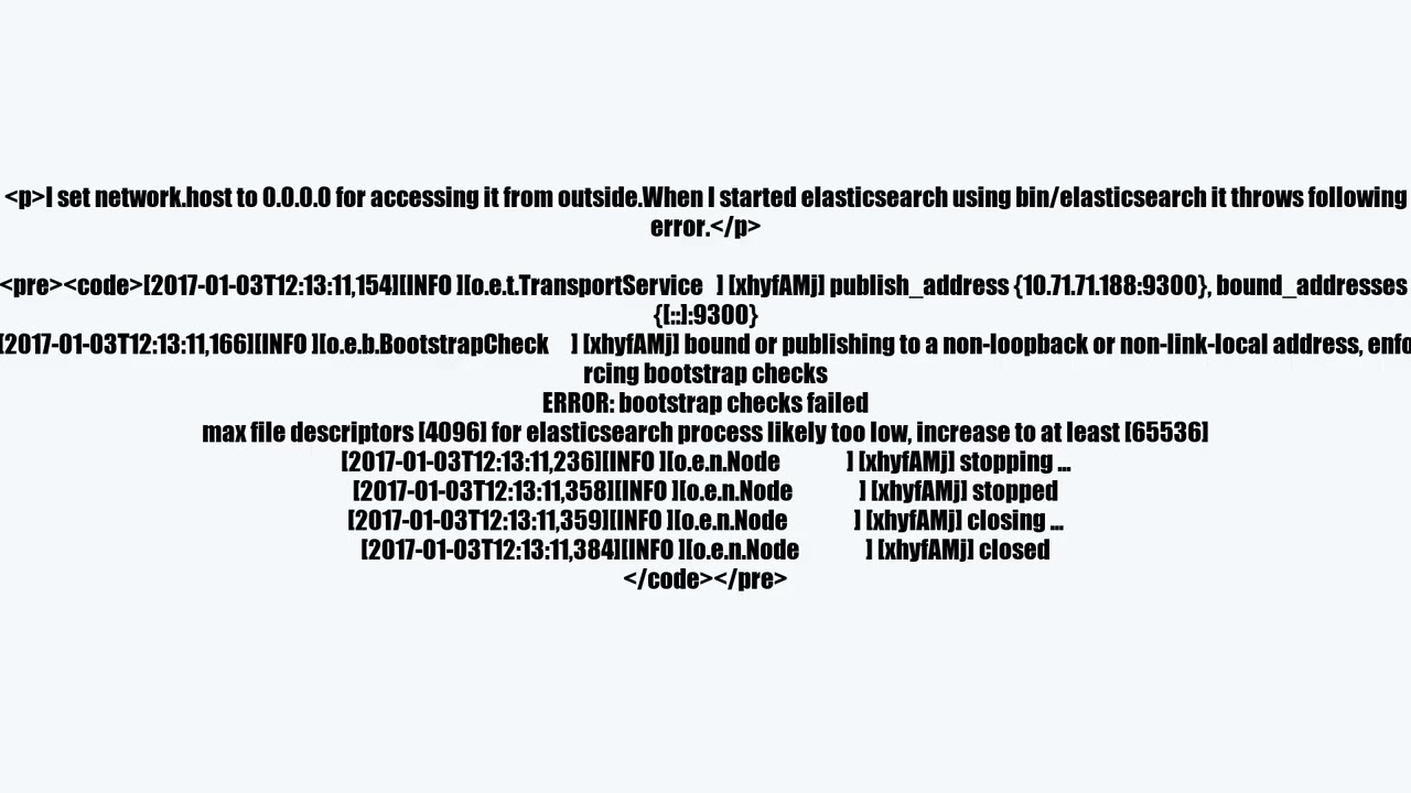 Accessing Elasticsearch 5.0.0 from remote host