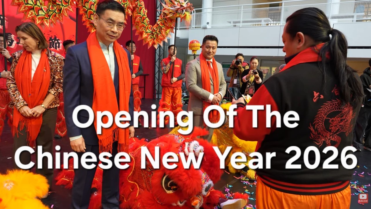 Opening Chinees nieuwjaar 2026💥den haag💥Chinese leeuwen- en drakendans💥Nederland💥Jaar van het Paard💥