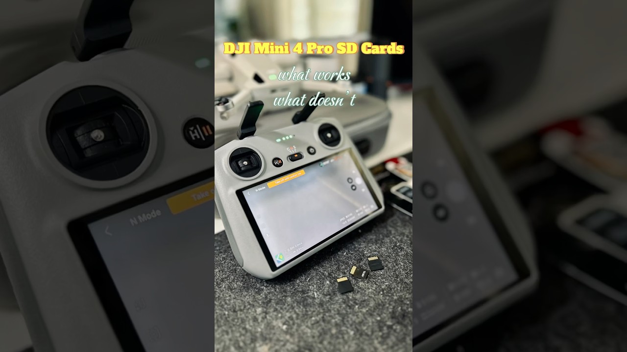 Rekommenderade Micro SD-kort f&ouml;r DJI Mini 4 Pro #dji #djimini4pro #djidrone #shorts