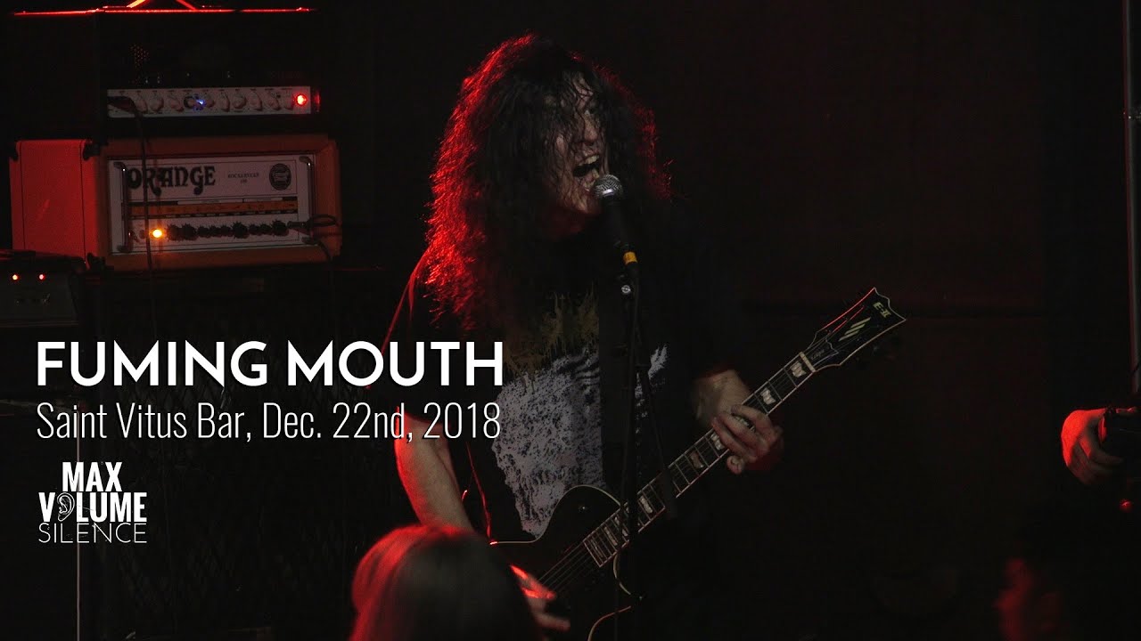 FUMING MOUTH live at Saint Vitus Bar, Dec. 22nd, 2018 (FULL SET)