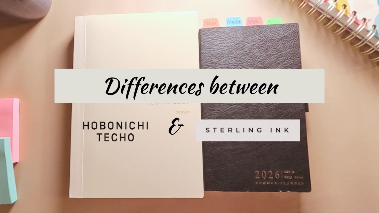 Differences between Hobonichi & Sterling Ink