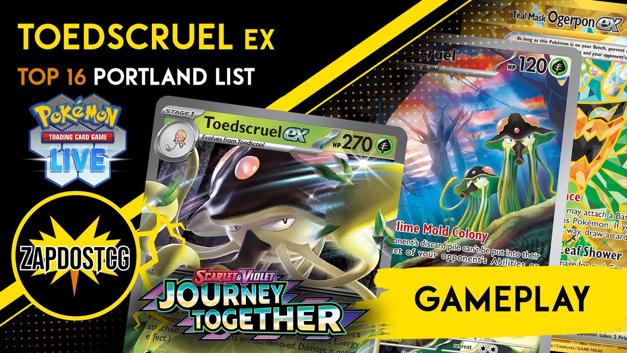 Anti Meta Toedscruel ex Deck Amost Won Portland Regionals!? (Pokemon TCG)