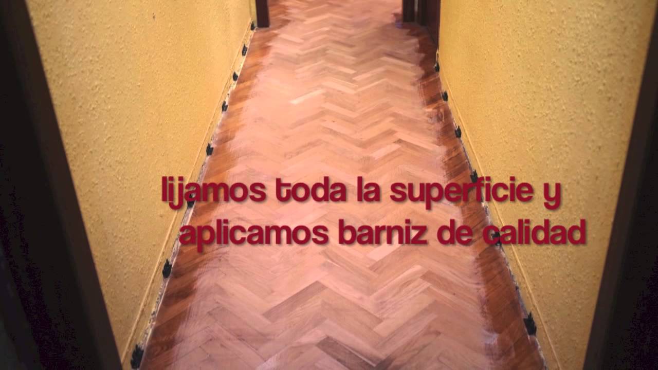 pulir suelo de parquet en Barcelona