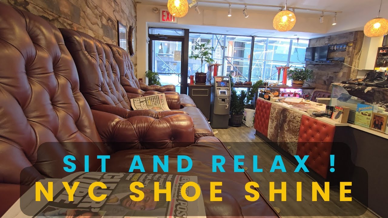 Sit and Relax with Eddie's! | NYC Shoe Shine