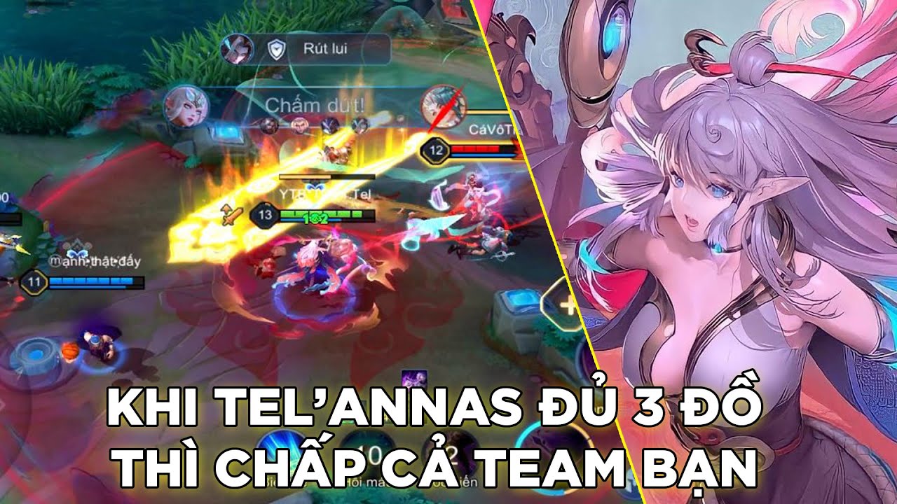 Tel'annas Khi Đủ 3 Đồ Thì Chấp Cả Team Bạn, Bắn Phát Nào Lụm Mạng Phát Đó