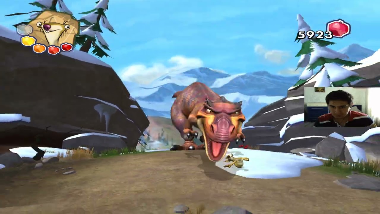 Ice Age: Dawn of the Dinosaurs bölüm 6 (T-rexdən qaçış)
