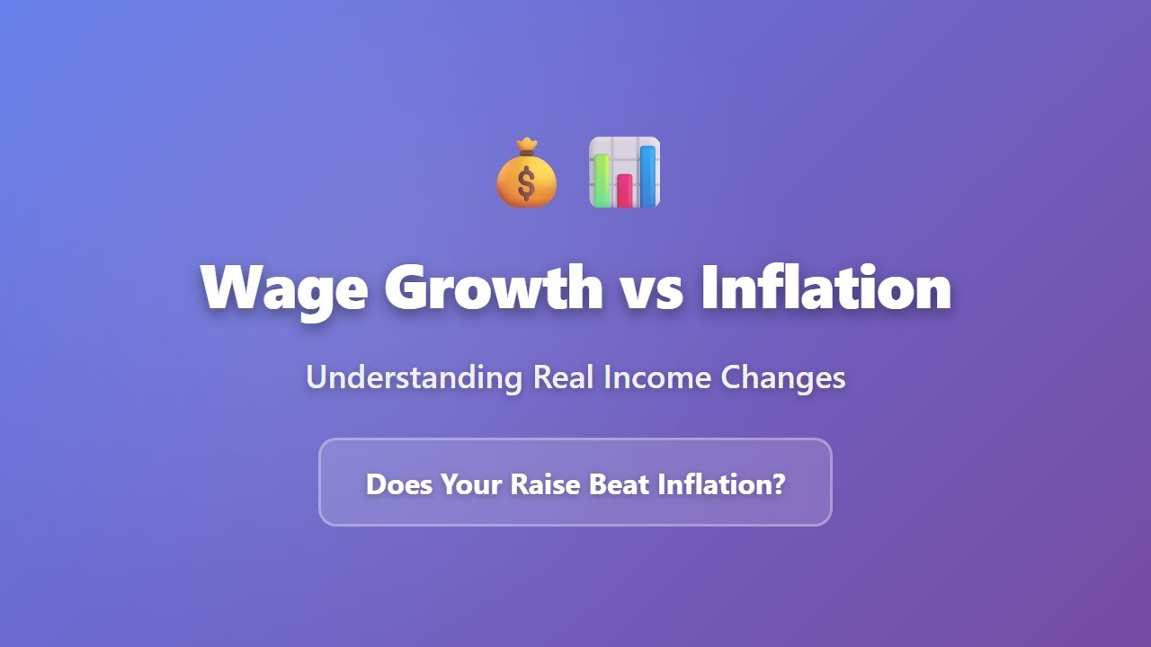 Wage Growth vs Inflation: Why Your Salary Raise Might Not Mean More Buying Power