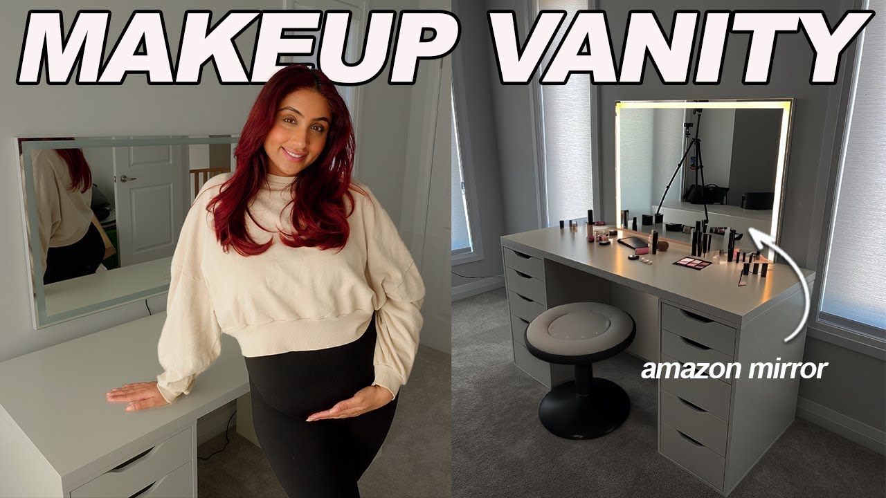 BUILDING my DREAM makeup table 💗 | new makeup filming setup