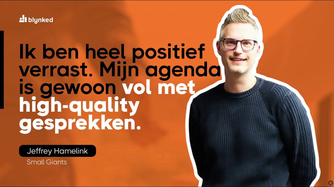 Van referrals naar voorspelbare pipeline: Hoe Small Giants hun agenda vulde met nieuwe kansen.