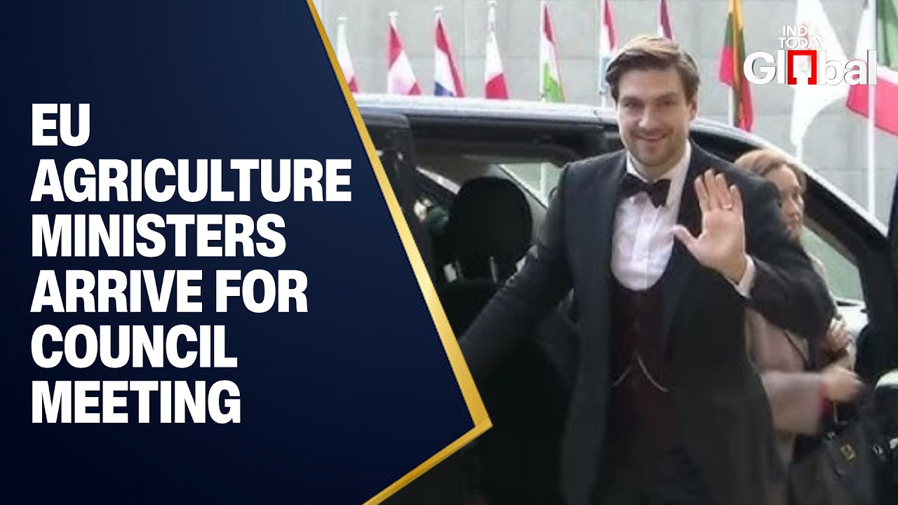 LIVE: EU Agriculture Ministers Arrive for Council Meeting