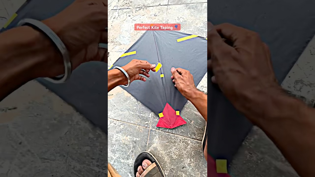 Perfect Kite Taping🪁