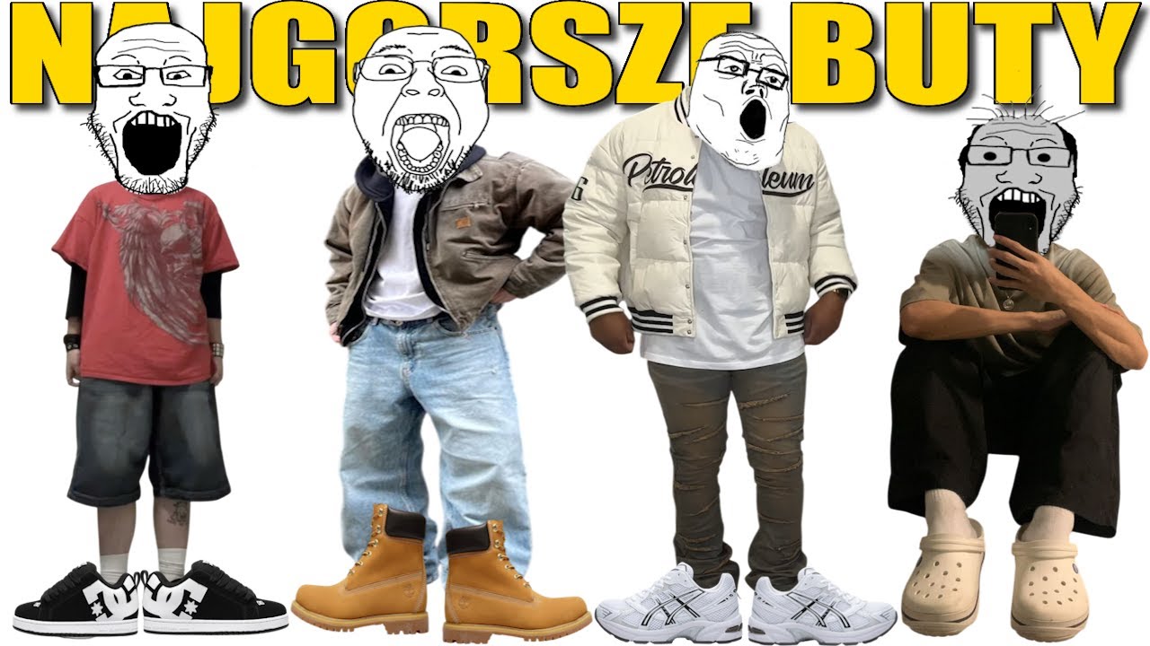 NAJGORSZE BUTY W 2025 I Najgorsze trendy
