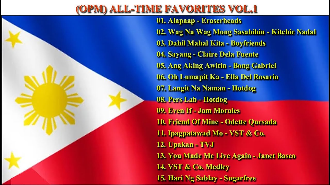 Original Pilipino Music Greatest Hits Vol.1