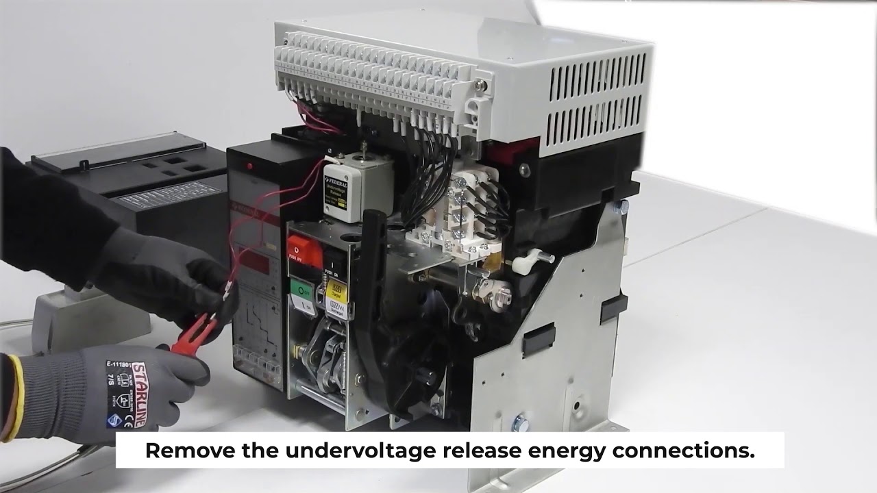 Air Circuit Breaker Undervoltage Release Installation Video