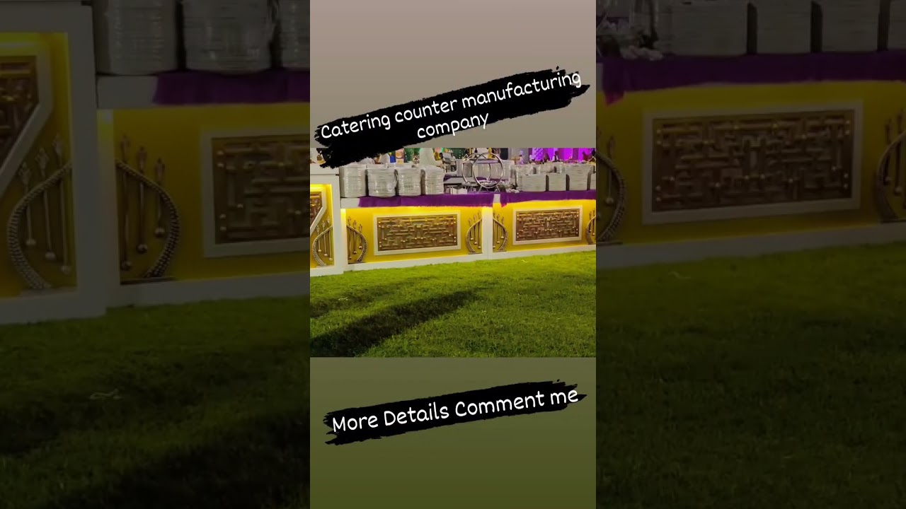 Catering Counter Manufacturing Company #catering #counter #event #shadi #youtube #shorts