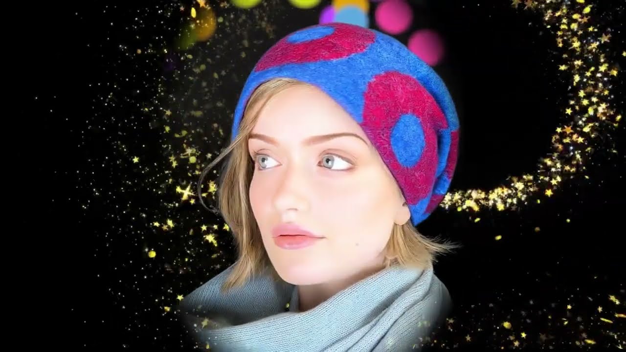 Phish Fan Wool Felted Beanie Hat Demo