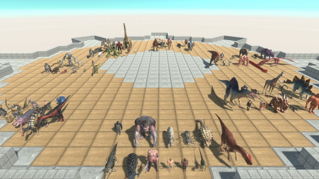 7 Challengers Chaos Fight Animal Revolt Battle Simulator