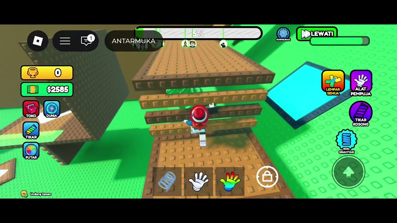 Bermain lompat tali game roblok seru banget bareng Kaka 