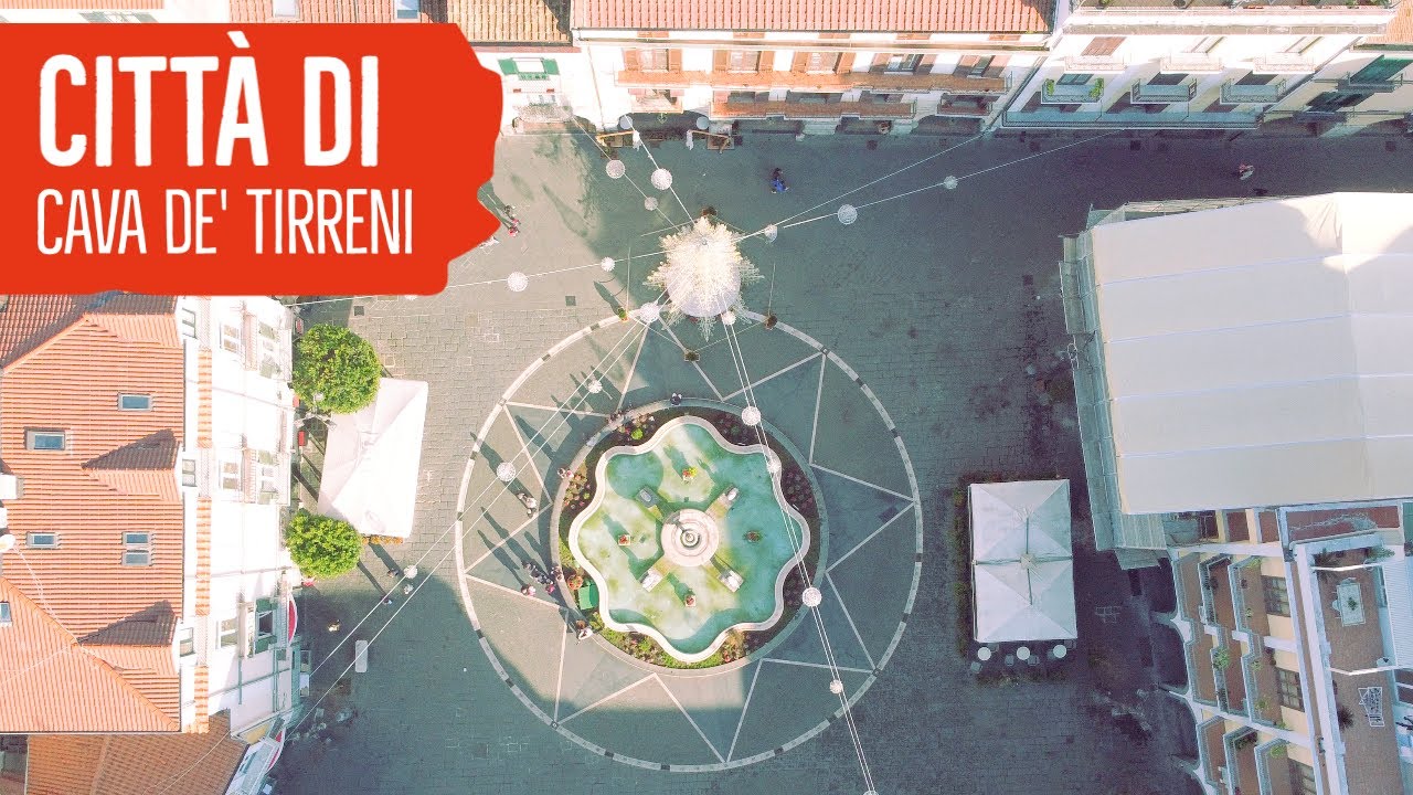 Città di Cava de' Tirreni (SA) ripresa da DJI Mini SE