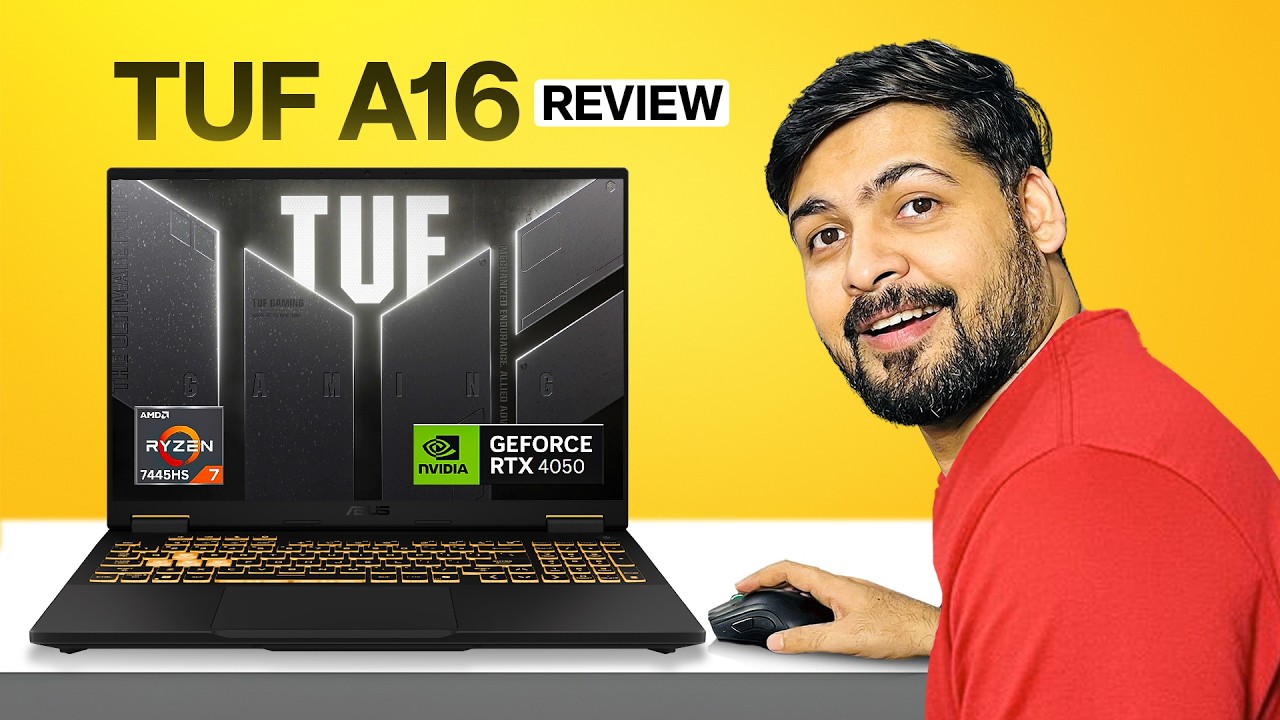 🔥ASUS TUF A16 – Ryzen 7 7445HS + RTX 4050 Detailed Review | Should you buy ? with English Subtitles