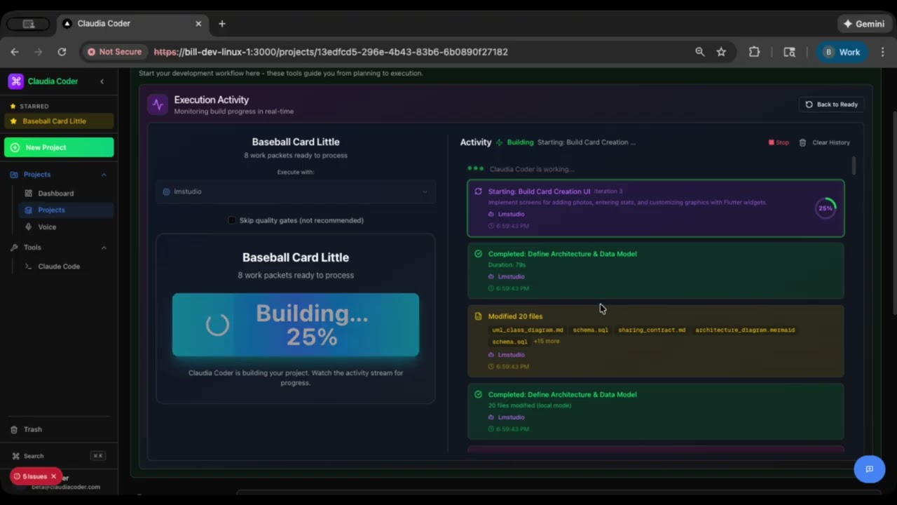 Claudia Coder - Local Ai Next-Gen Autonomous IDE Initial Demo Jan 18 2026