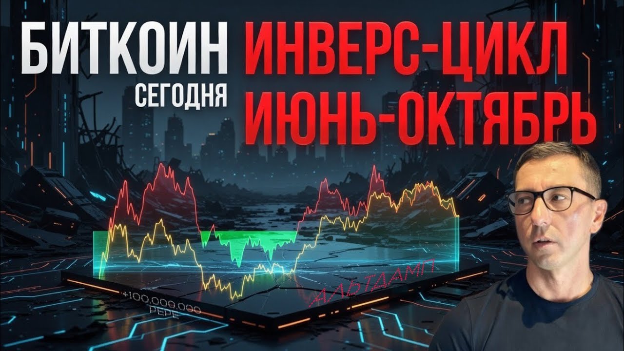 БИТКОИН 🚣‍♀️ ИНВЕРСИЯ ЦИКЛОВ [альткоиндамп]