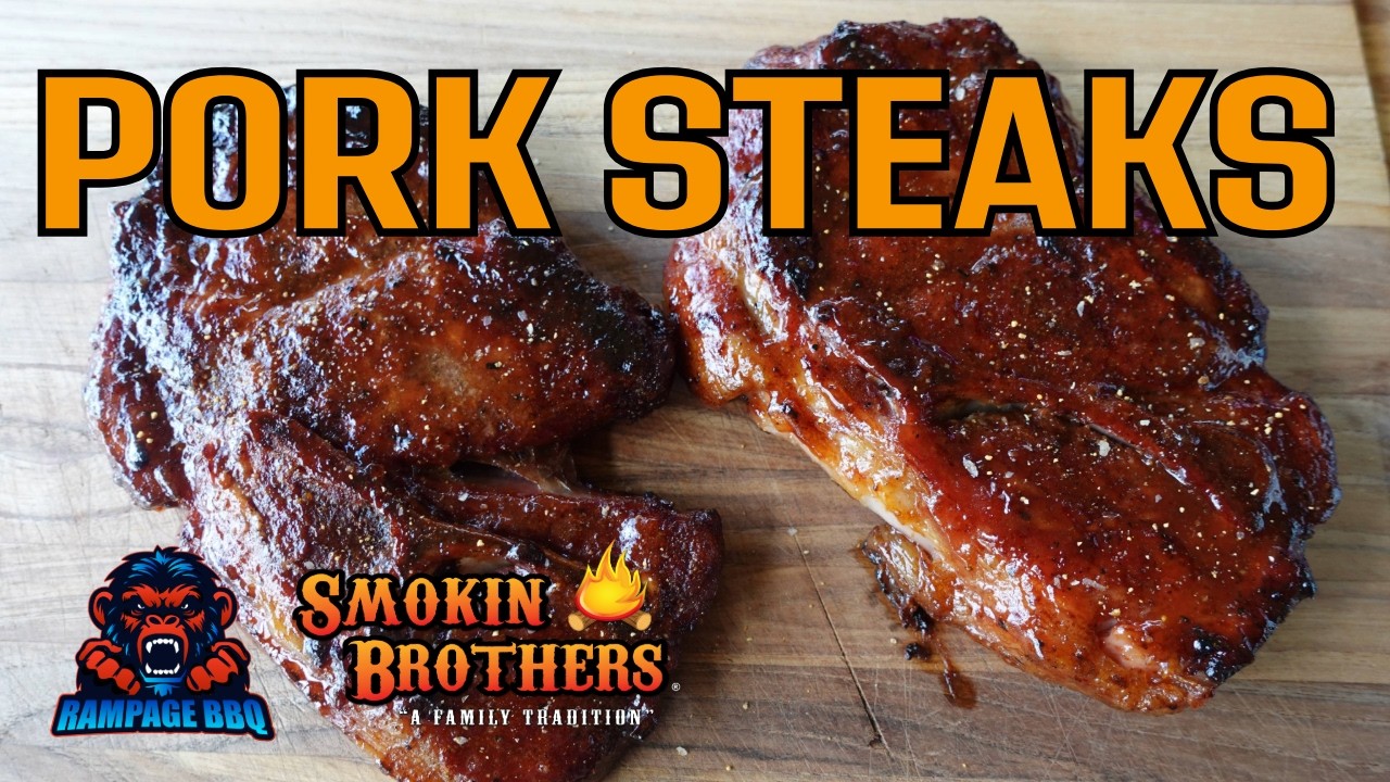PORK STEAK ON A PELLET GRILL | RAMPAGE BBQ
