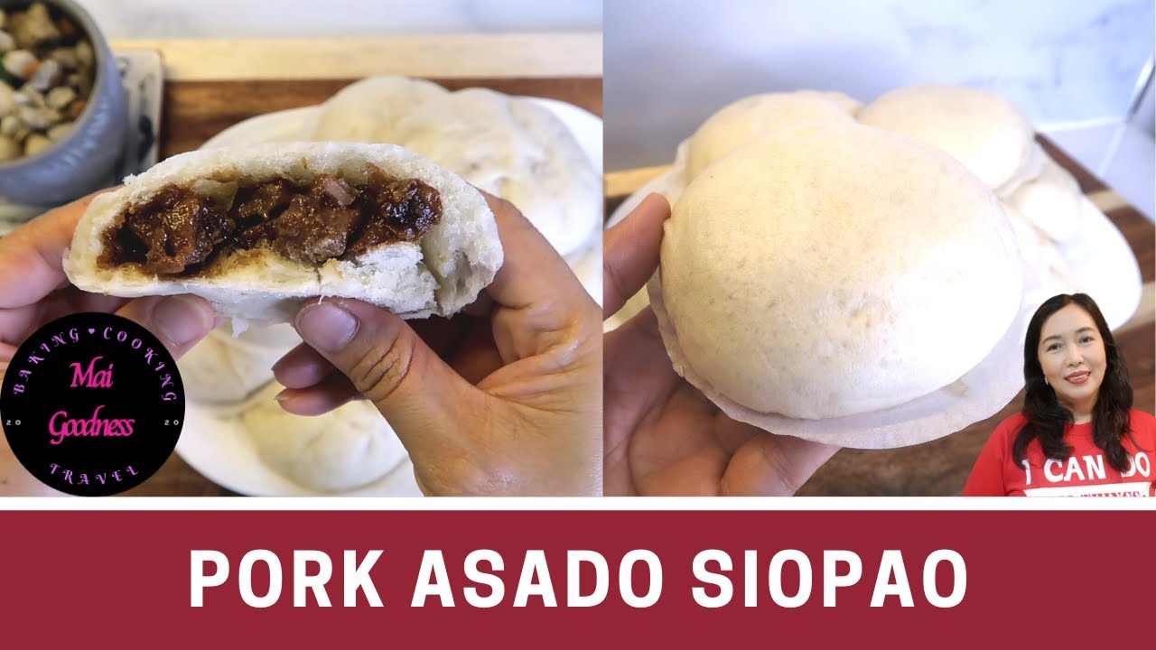 Pork Asado Siopao by Mai Goodness | Secret to a Soft, White and Fluffy Siopao | Pork Asado
