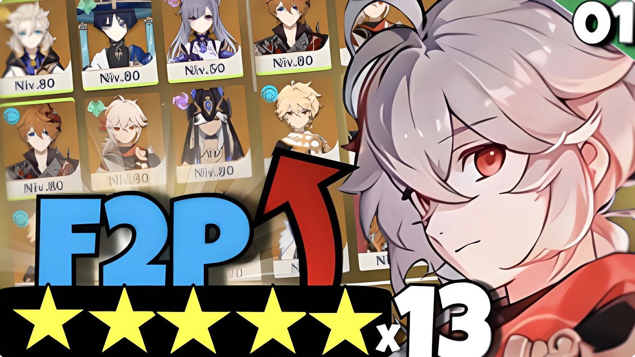 COMMENT J’AI EU 13 PERSOS 5 ÉTOILES GRATUITEMENT ? Chronique d’un f2p Genshin impact fr