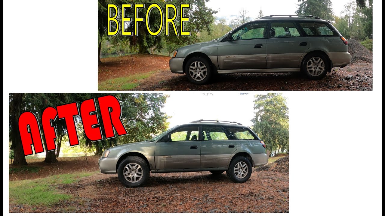 Subaru Outback 2003 Lift, Brakes, Struts
