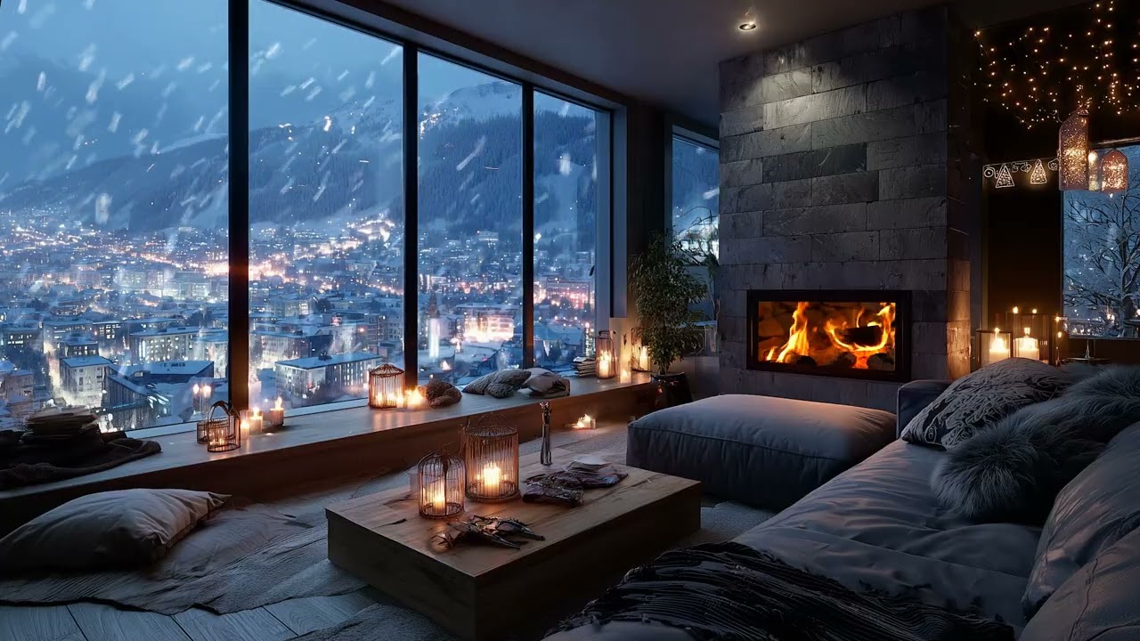 Warm Winter Piano Ambience | Gentle Piano for Sleep, Calm Mind and Stress Release