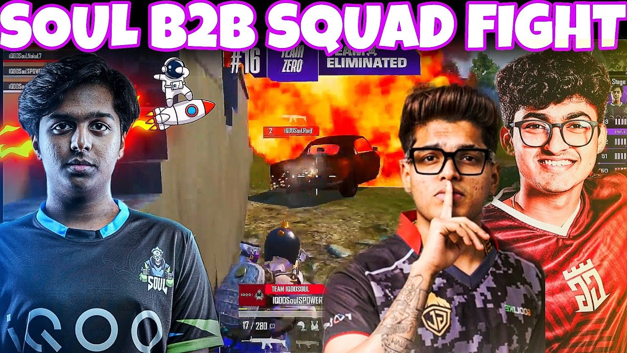 SOUL MOST AGGRESSIVE 20 FINISHES GAMEPLAY 🚀🔥 • SOUL B2B SQUAD FIGHT • SOUL B2B AGGRESSIVE GAMEPLAY